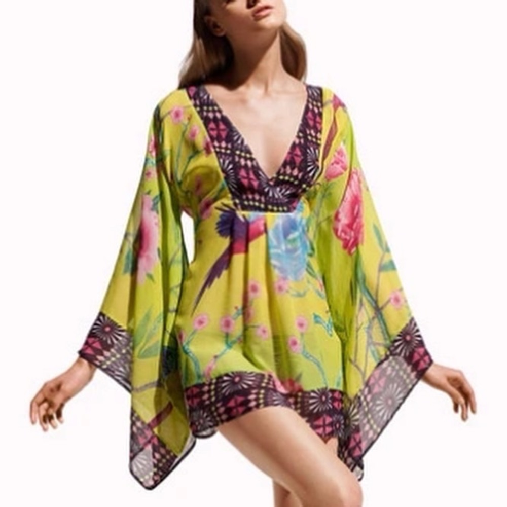 100% Silk Matthew Williamson Kaftan Dress